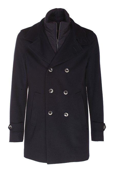 Shop HERNO  Giaccone: Herno cappotto in lana e cashmere.
Trattamento idrorepellente.
Vestibilità regolare.
Pettorina staccabile dotata di chiusura con zip a doppio cursore.
Colletto.
Doppiopetto.
Chiusura a bottoni.
Tasche.
Composizone: 80% Lana 20% Cashmere.
Fabbricato in Italia.. PE000036U 33318-9200